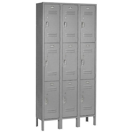 Global Industrial 36 in W, 15 D, 78 in H, Gray 238231GY